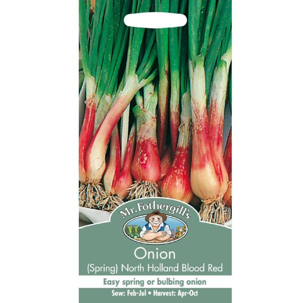Mr Fothergill's Onion (Spring) Honrth Holland Blood Red Seeds
