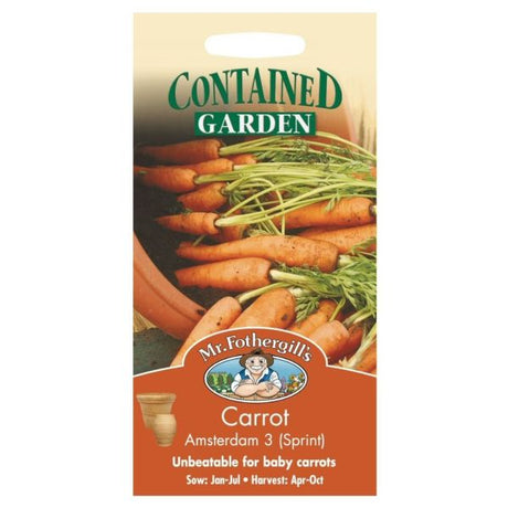 Mr Fothergill's Carrot 'Amsterdam Forcing 3 (Sprint)' Seeds