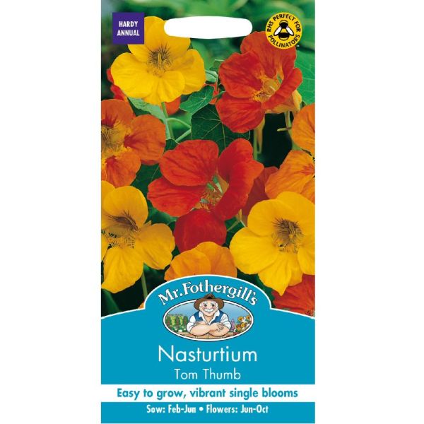 Mr Fothergill's Nasturtium Tom Thumb Seeds