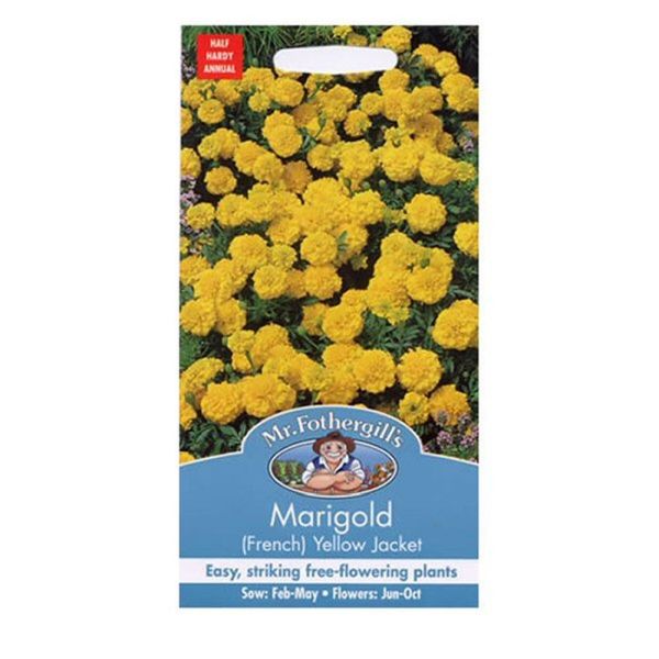 Mr Fothergill's Marigold (French) 'Yellow Jacket' Seeds