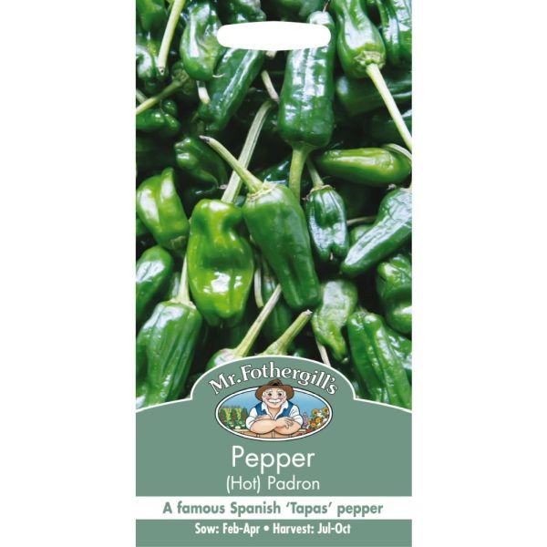 Mr Fothergill's Pepper (Hot) Padron Seeds
