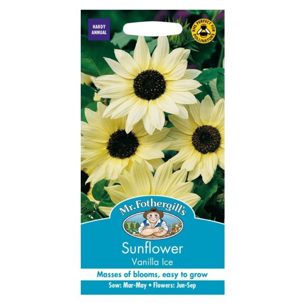 Mr Fothergill's Vanilla Ice Sunflower Seeds