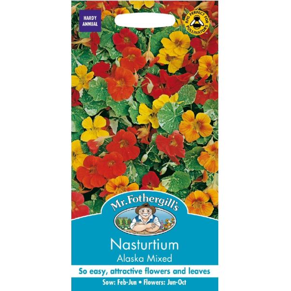 Mr Fothergill's Nasturtium Alaska Mixed Seeds
