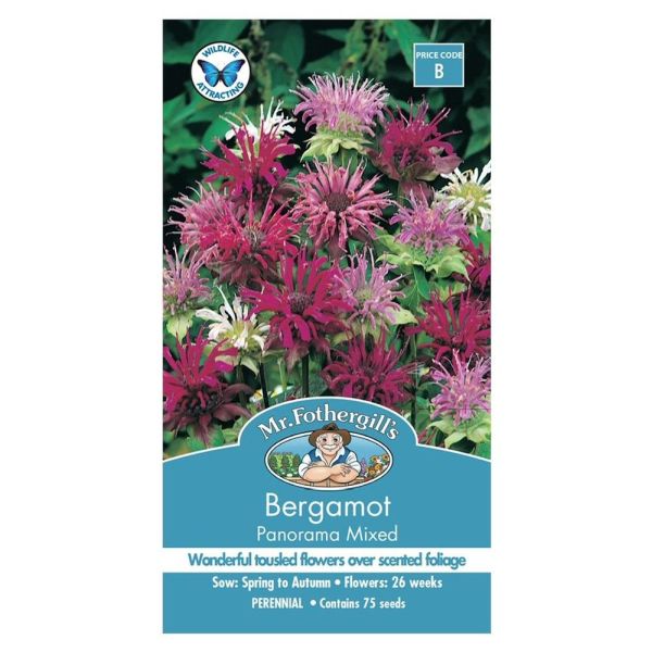 Mr Fothergill's Bergamot Panorama Mixed Seeds