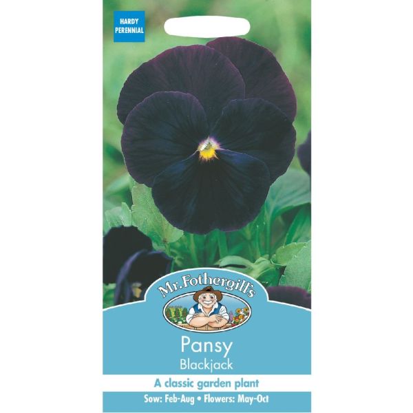 Mr Fothergill's Pansy Blackjack Seeds