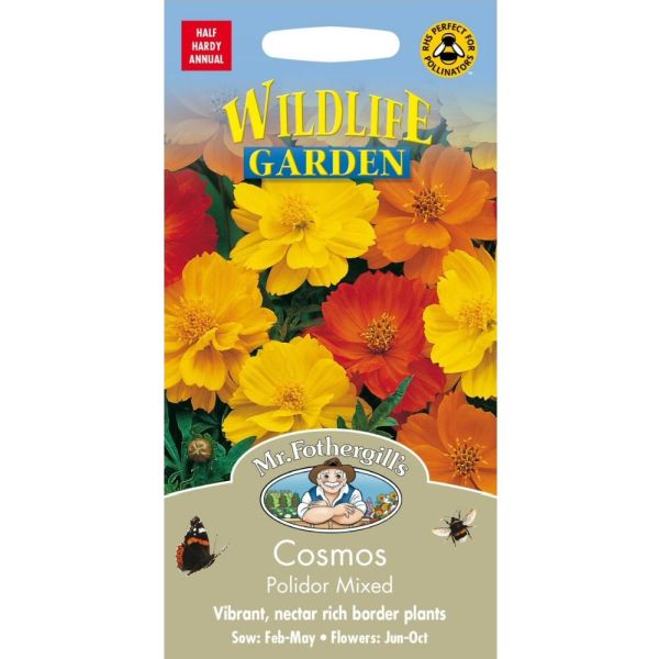 Mr Fothergill's RSPB Cosmos 'Polidor Mixed' Seeds