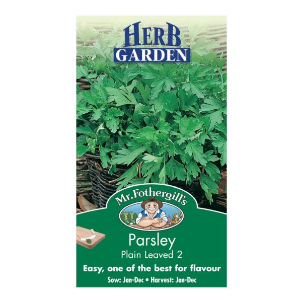 Mr Fothergill's Plain Leaved 2 Parsley Herb Seeds