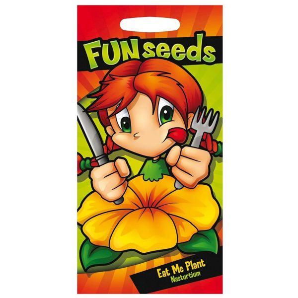 Mr Fothergill's Fun Seeds Nasturtium Eat Me Plant Fun Seeds