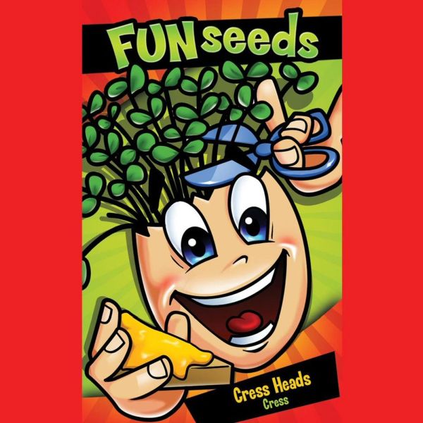 Mr Fothergill's Fun Seeds Cress Heads Seeds