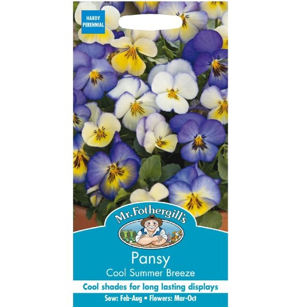 Mr Fothergill's Pansy Cool Summer Breeze Seeds