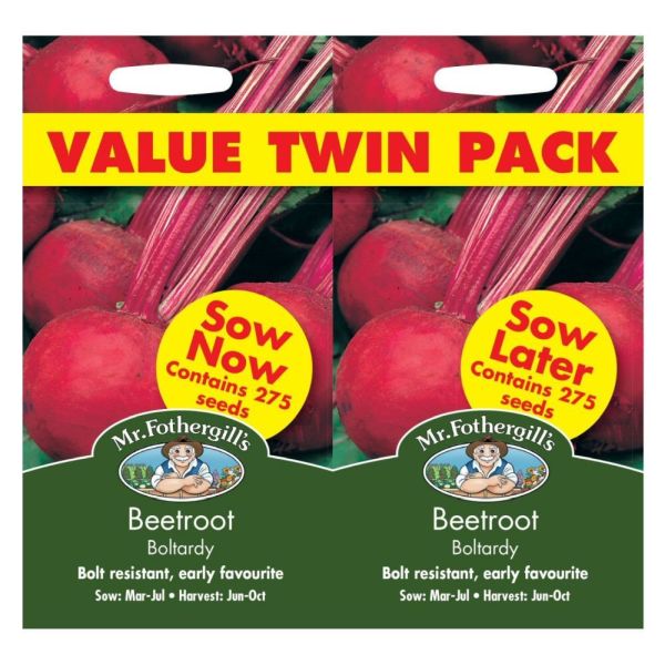 Mr Fothergill's Beetroot 'Boltardy' Bumper Seed Pack