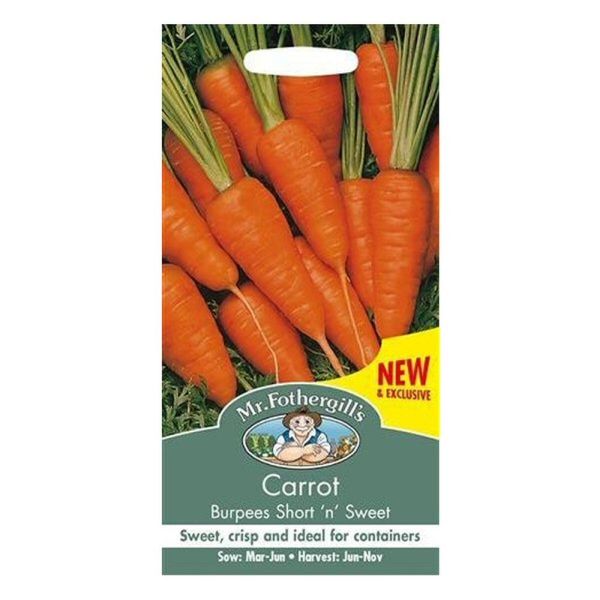 Mr Fothergill's Carrot Curpees Short n Sweet Seeds