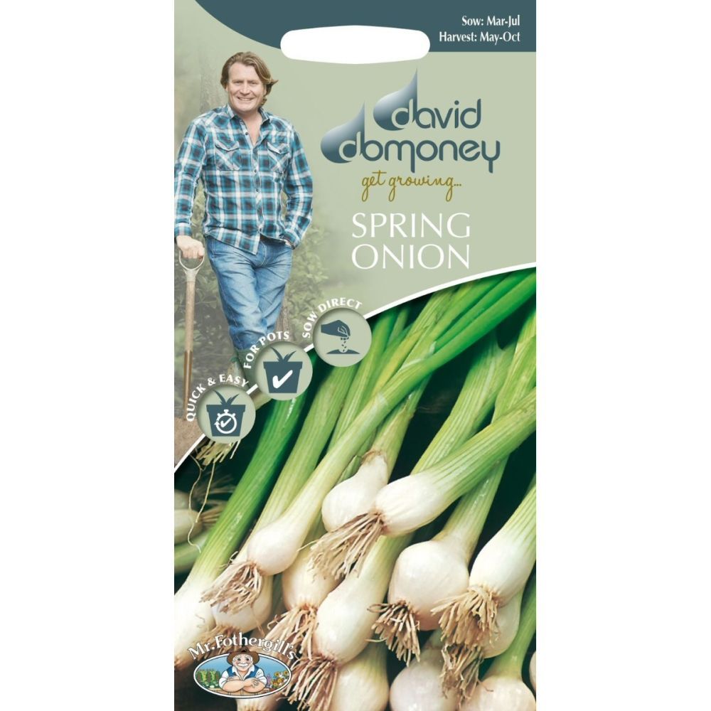 David Domoney Spring Onion 'White Lisbon' Seeds