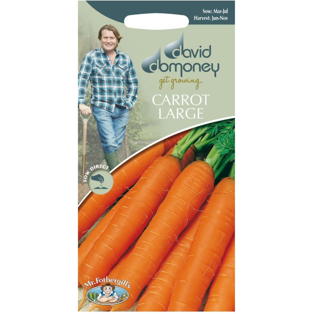 David Domoney Carrot Large 'Jitka F1' Seeds