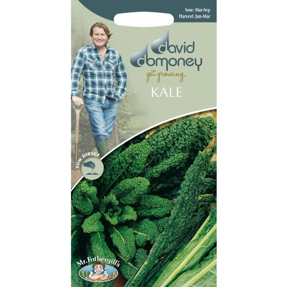 David Domoney Kale 'Black Tuscany' Seeds