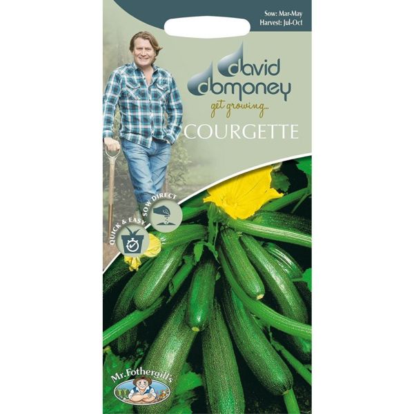 David Domoney Courgette 'Tuscany F1' Seeds