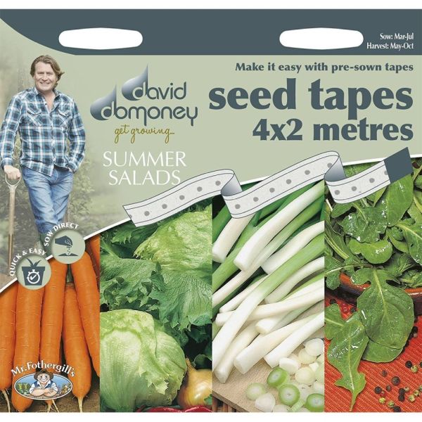 David Domoney Summer Salad Seed Tapes