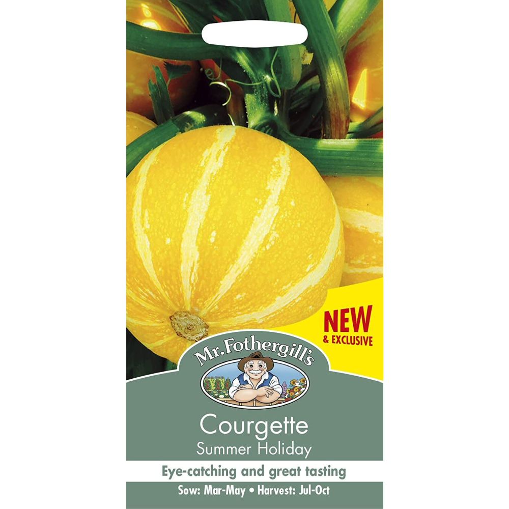 Mr Fothergills Courgette Summer Holiday Vegetable Seeds Old Railway