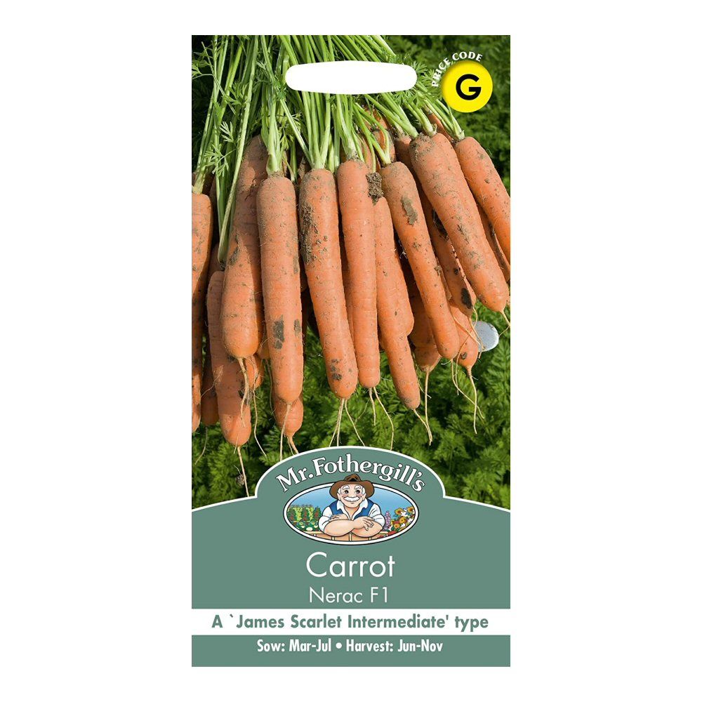 Mr Fothergill's Carrot Nerac F1 Seeds