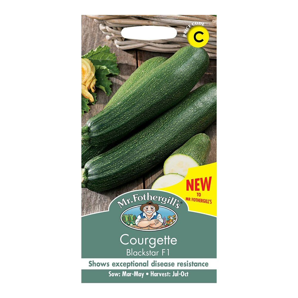 Mr Fothergill's Courgette Blackstar F1 Seeds