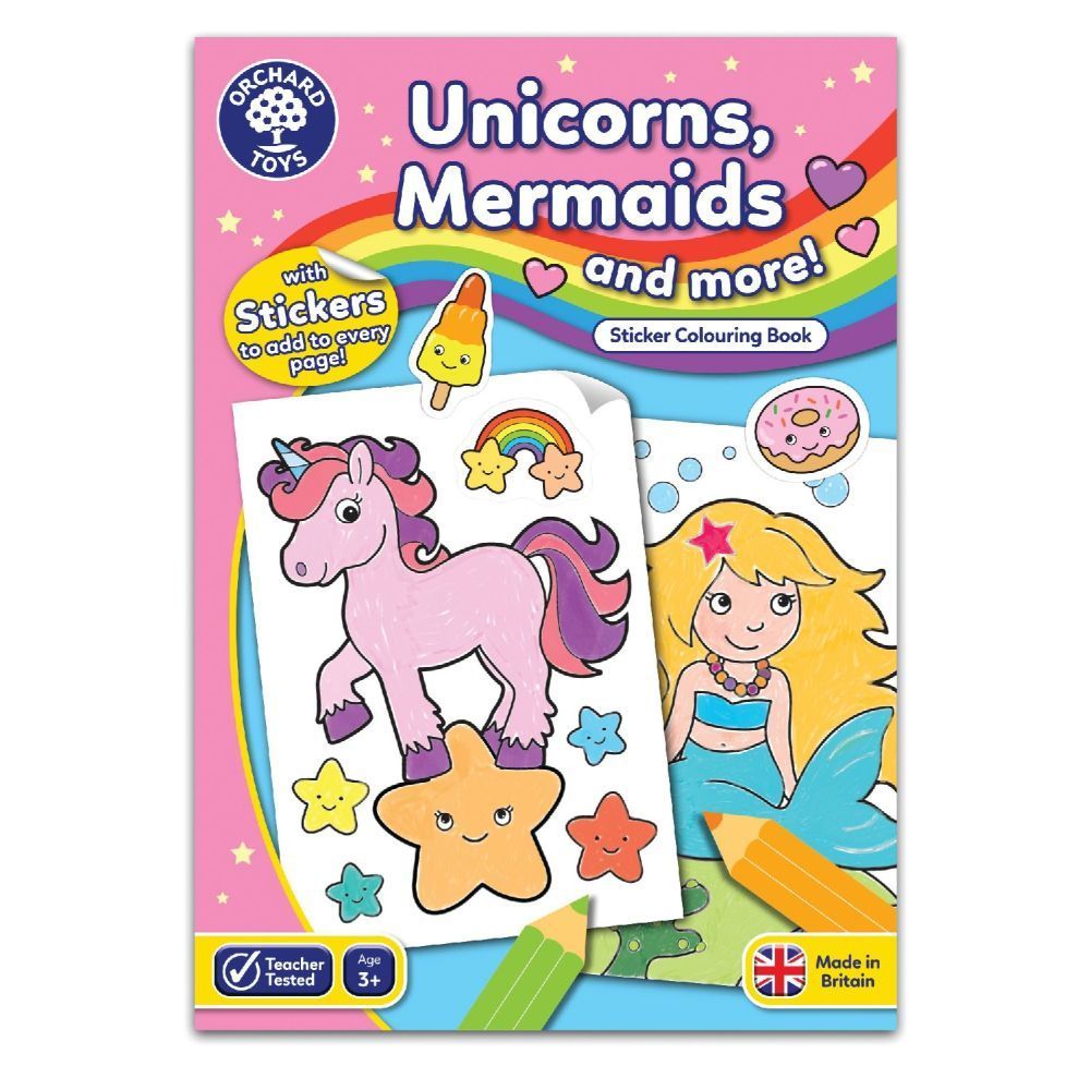 Orchard Toys Unicorns, Mermaids & More Colouring Book