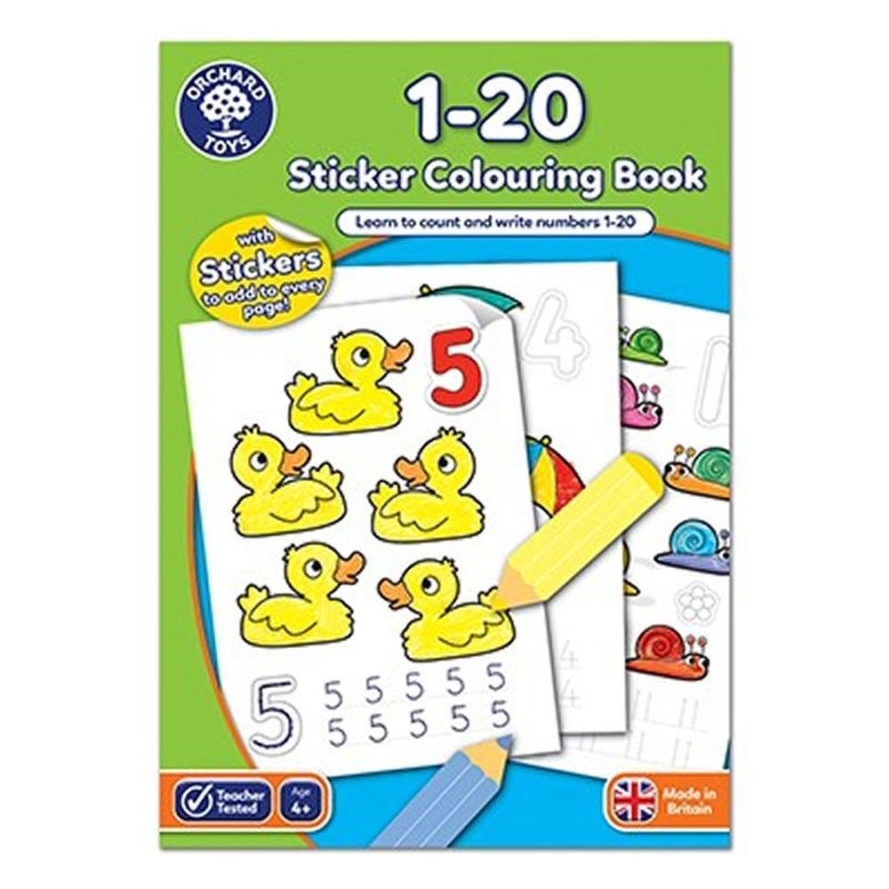 Orchard Toys 1-20 Colouring Book