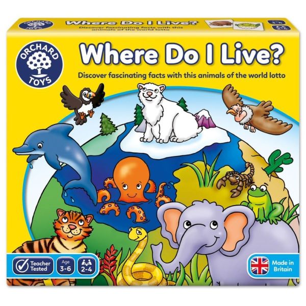 Orchard Toys Where Do I Live Game