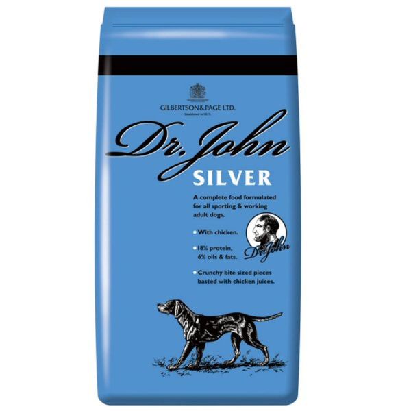 Dr John 15kg Silver Complete Adult & Working Dog Food