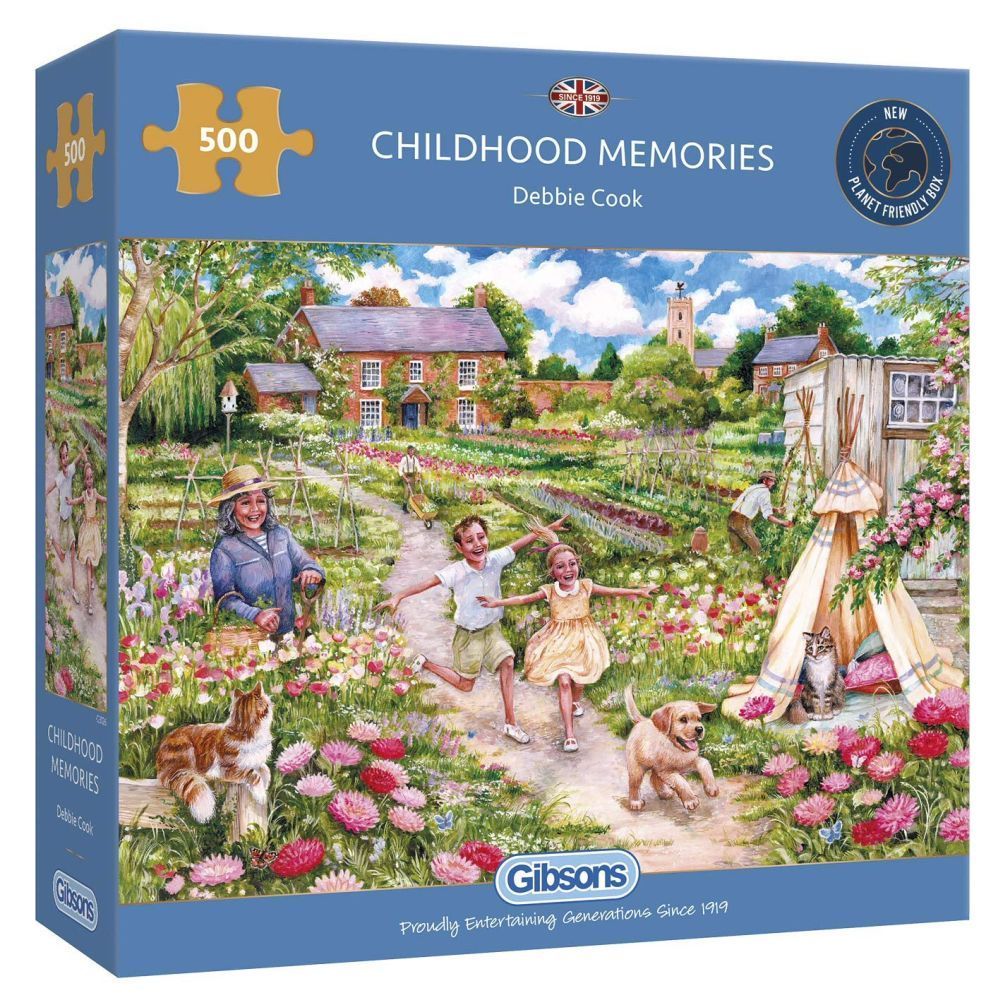 Gibsons Games 500 Piece Childhood Memories Jigsaw Puzzle