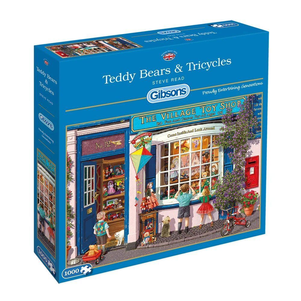 Gibsons Games 500XLPiece Teddy Bears & Tricycles Jigsaw Puzzle