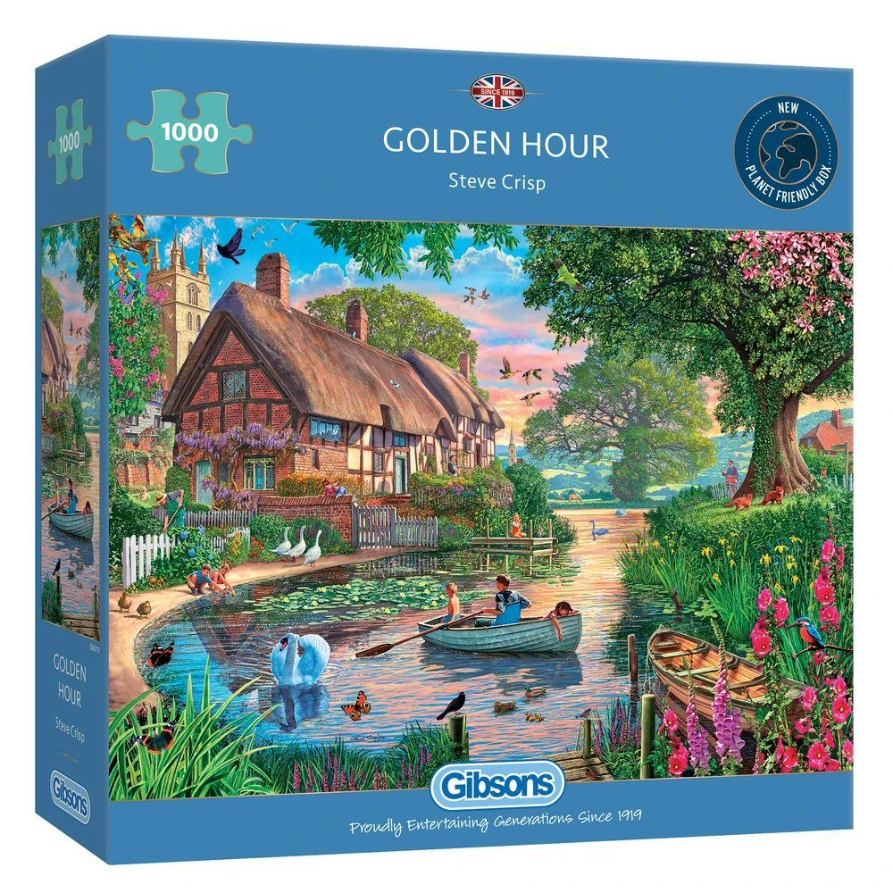 Gibsons Games 1000 Piece Golden Hour Jigsaw Puzzle