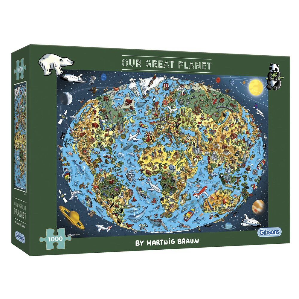 Gibsons Games 1000 Piece Our Great Planet Jigsaw Puzzle