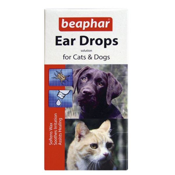 Beaphar 15ml Dog & Cat Ear Drops