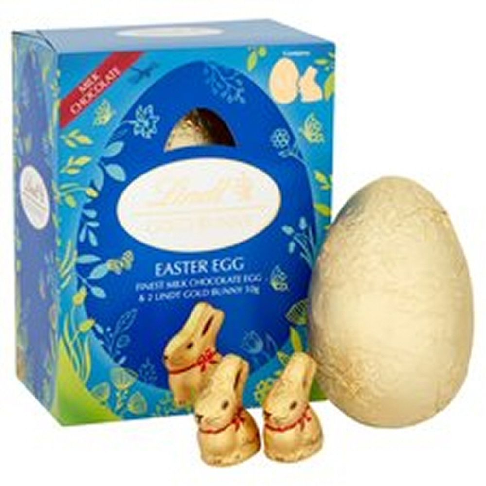 Lindt 115g Milk Chocolate Egg With Gold Bunny