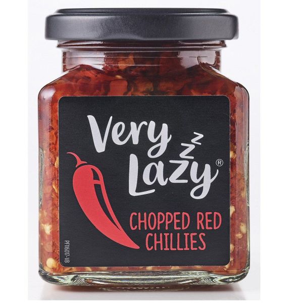 Very Lazy 190g Chopped Red Chillies