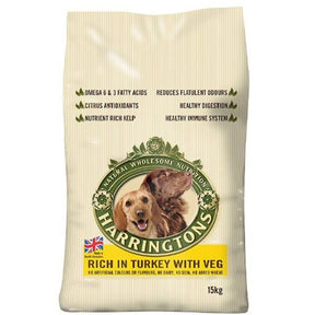 Harringtons Complete 15kg Turkey & Vegetables Dry Mix
