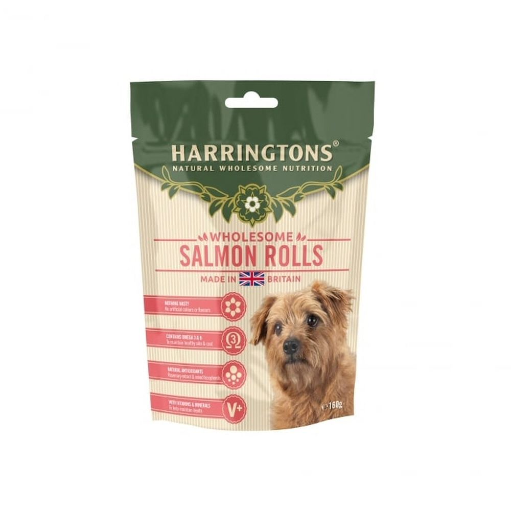 Harringtons 160g Salmon Rolls Dog Treats
