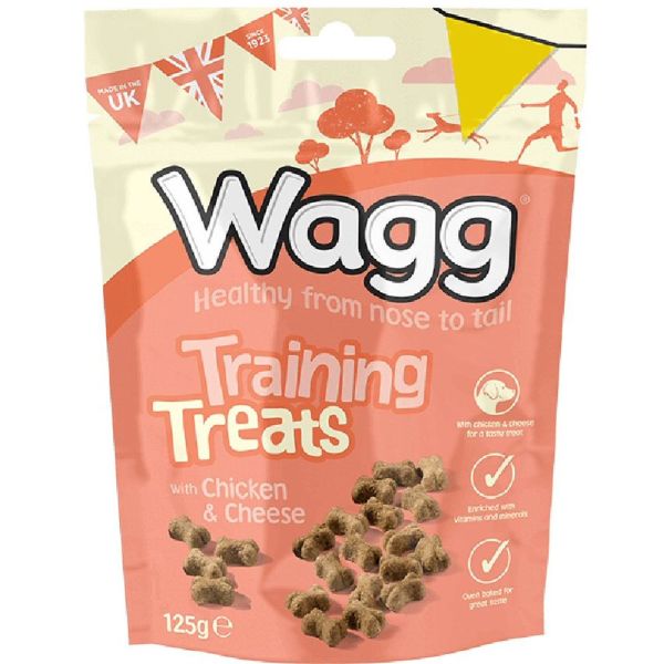 Wagg 125g Chicken & Cheese Flavoured Training Treats