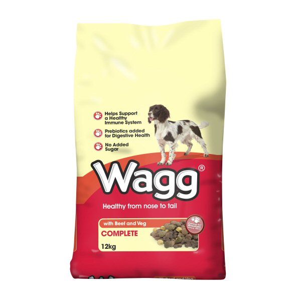 Wagg Complete 12kg Beef & Veg Dog Food