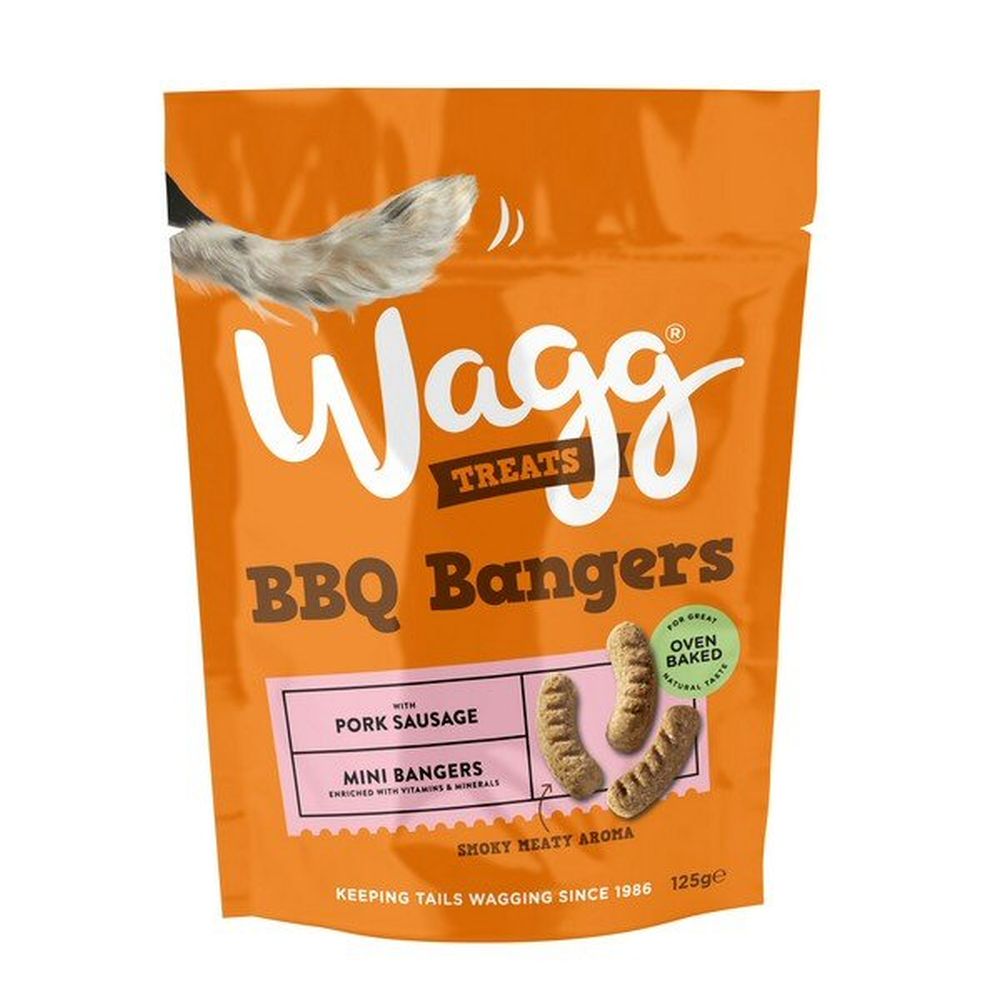 Wagg 125g BBQ Bangers Dog Treats