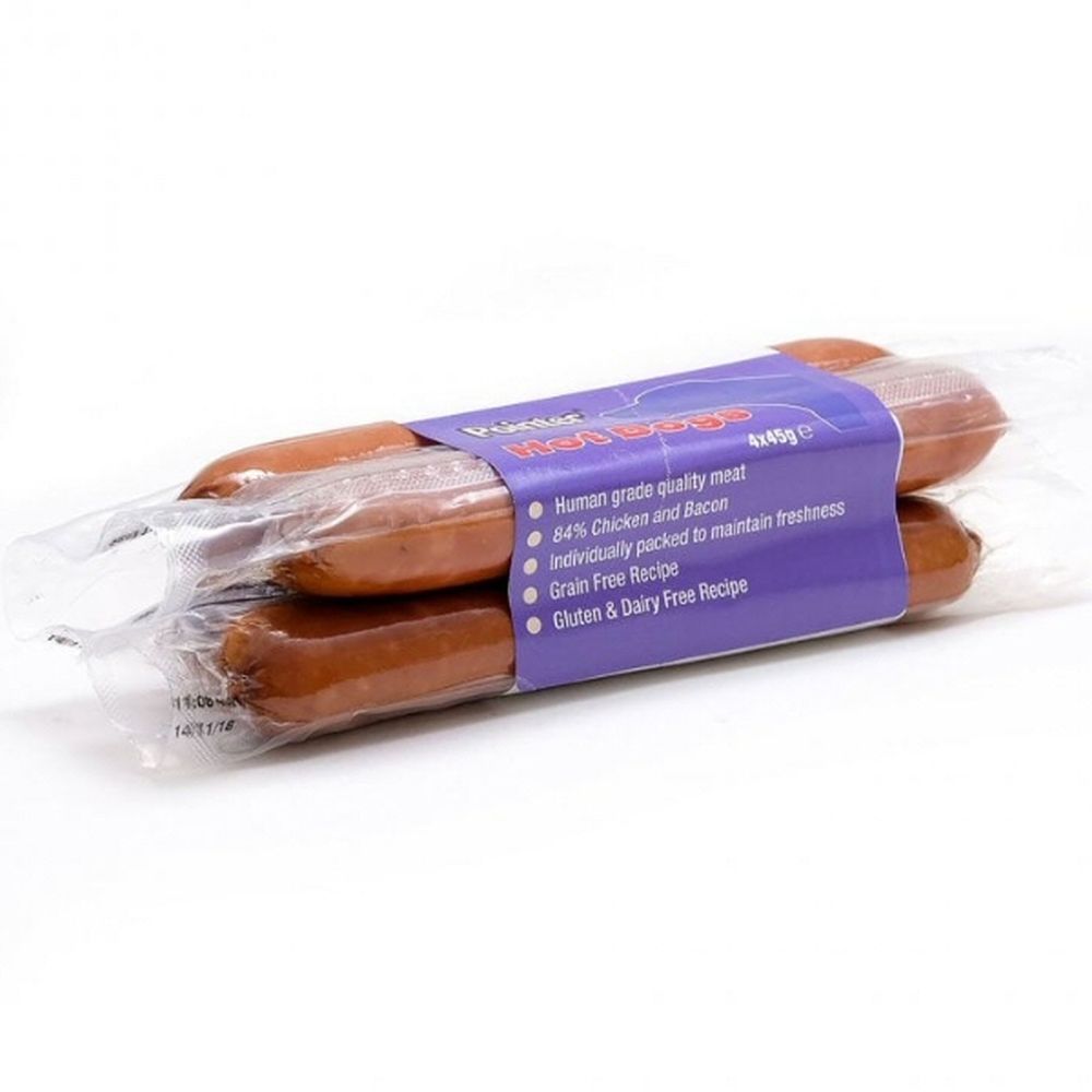 Pointer Grain-Free Hot Dog Treats (Pack of 4)