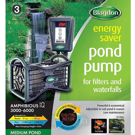 Blagdon Amphibious IQ 3000-6000 Pond Pump