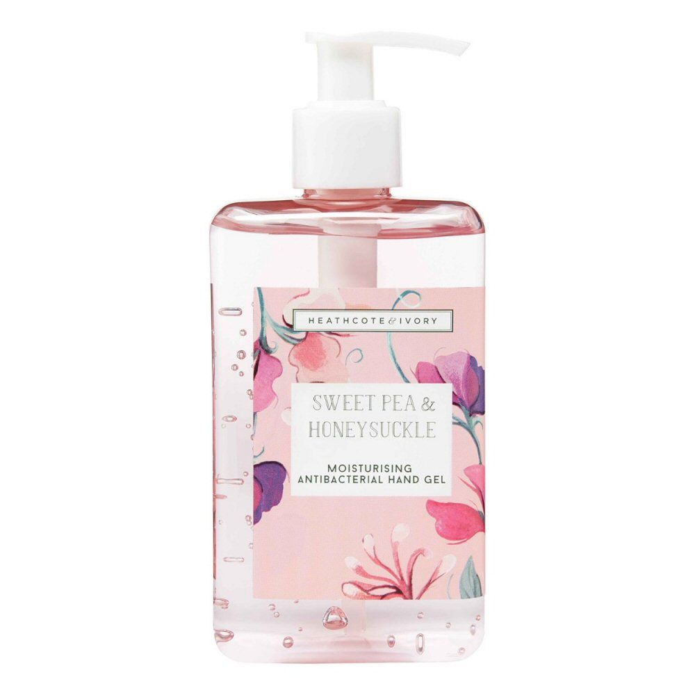 Heathcote & Ivory Sweet Pea & Honeysuckle Antibacterial Hand Gel 250ml