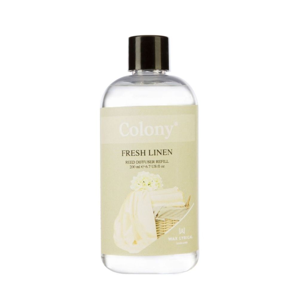 Wax Lyrical Fresh Linen 200ml Reed Diffuser Refill