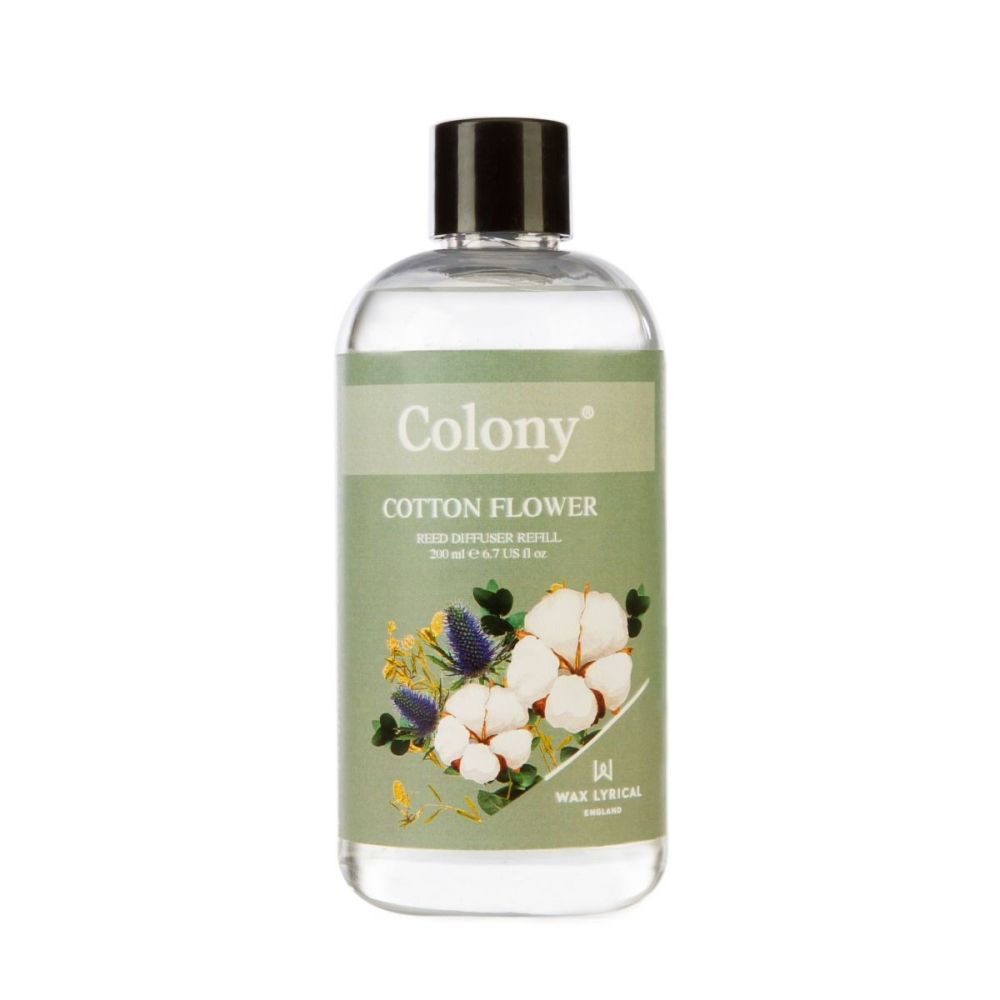 Wax Lyrical Cotton Flower 200ml Reed Diffuser Refill