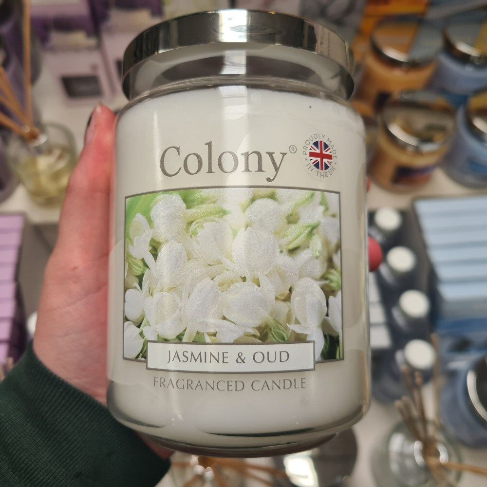 Wax Lyrical Colony Jasmine & Oud Large Jar Candle