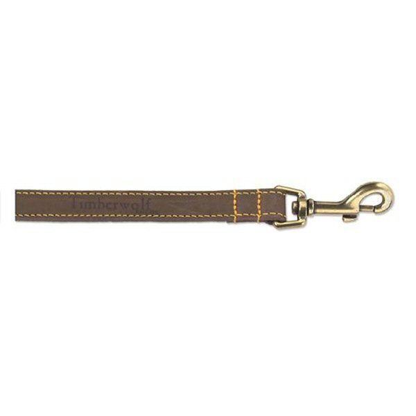 Ancol 60cm x 19mm Sable Timberwolf Leather Dog Lead