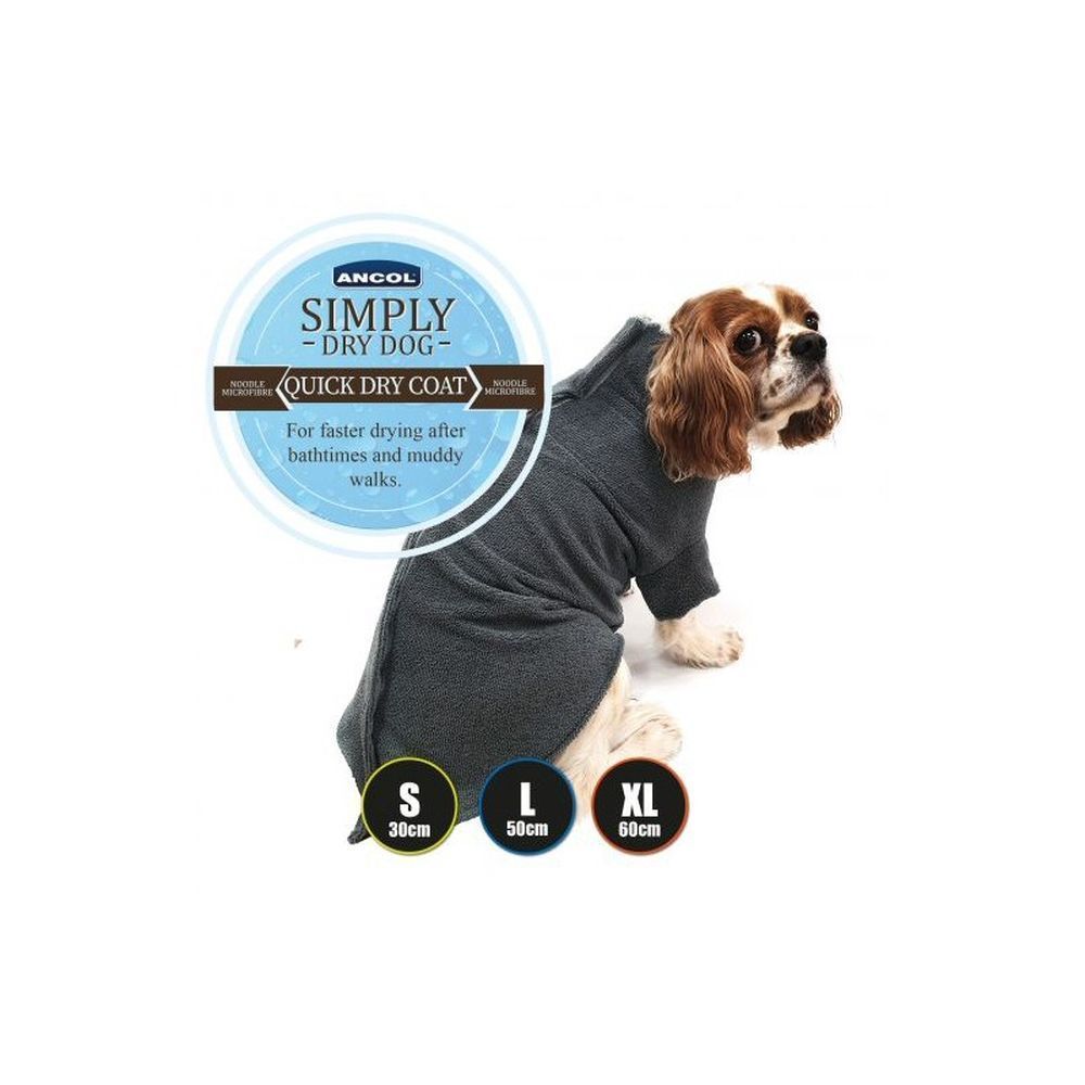 Ancol Small 30cm Simply Dry Deep Drying Coat/Towel