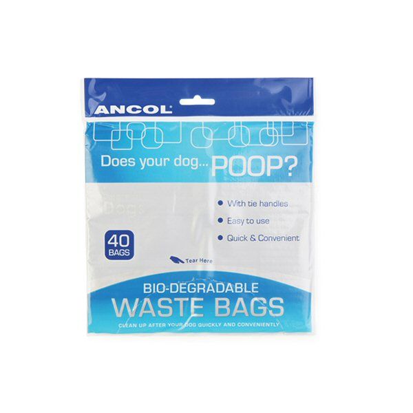 Ancol 40 Bio-Degradable Dog Waste Bags