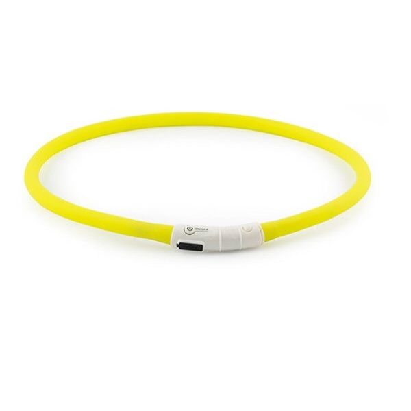 Ancol Yellow USB Flashing Band